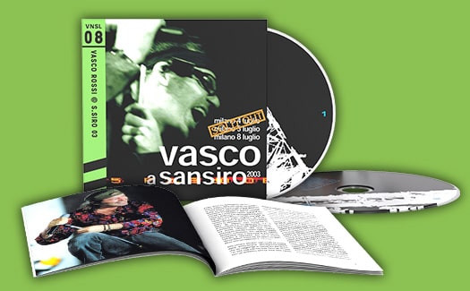 VASCO ROSSI @ S.SIRO 03 - 2 DVD cd in edicola 