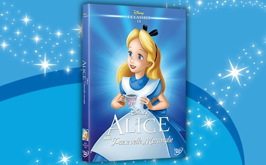 Classici Disney - Alice nel paese delle meraviglie dvd in edicola 