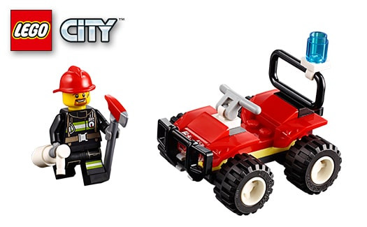 LEGO CITY - Quad dei pompieri oggettistica in edicola 
