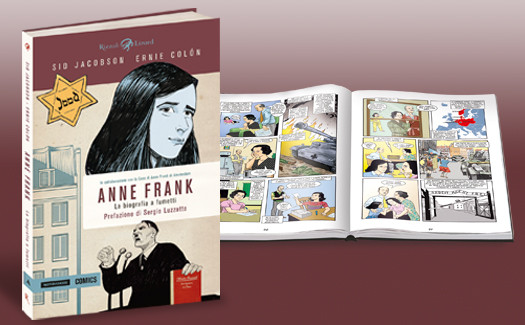 ANNE FRANK - La biografia a fumetti libro in edicola 